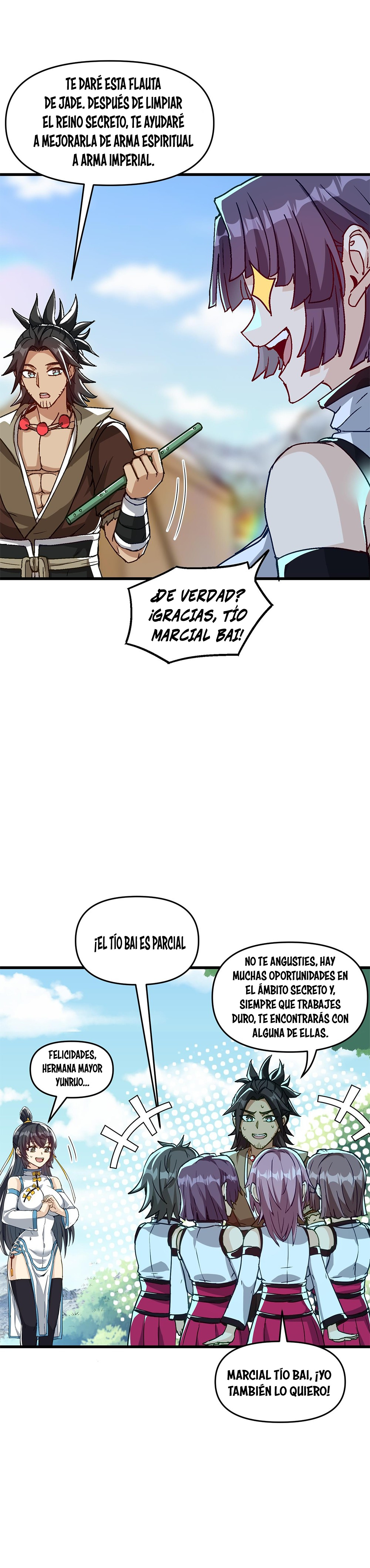 Read Después de diez años de cortar leña, los inmortales suplicaron convertirse en mis discípulos ES Manga Online