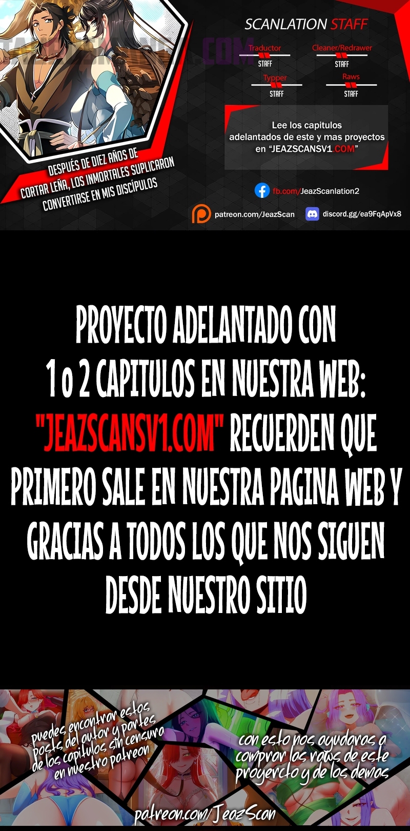 Read Después de diez años de cortar leña, los inmortales suplicaron convertirse en mis discípulos ES Manga Online