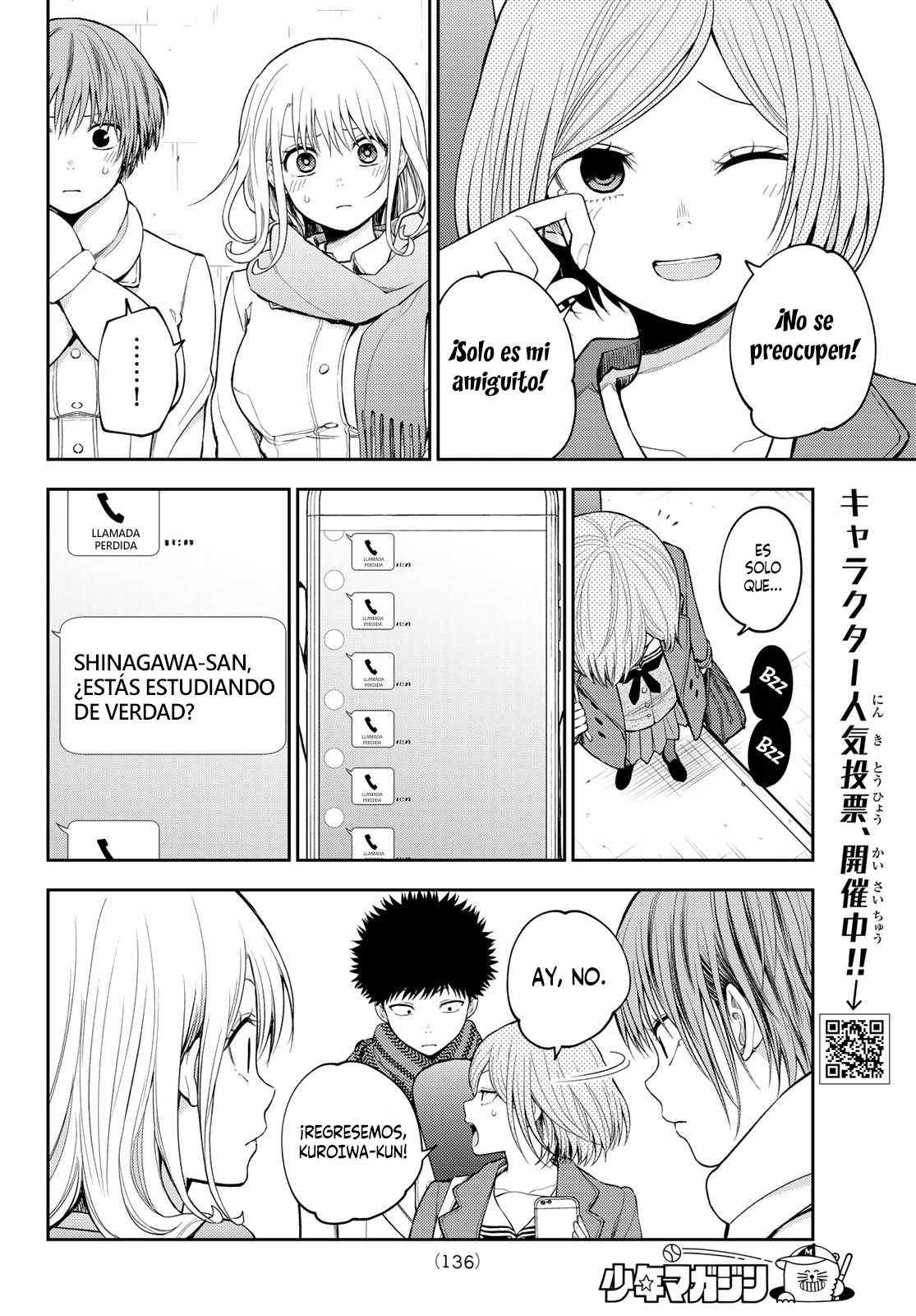 Read Kuroiwa Medaka ni Watashi no Kawaii ga Tsuujinai ES Manga Online