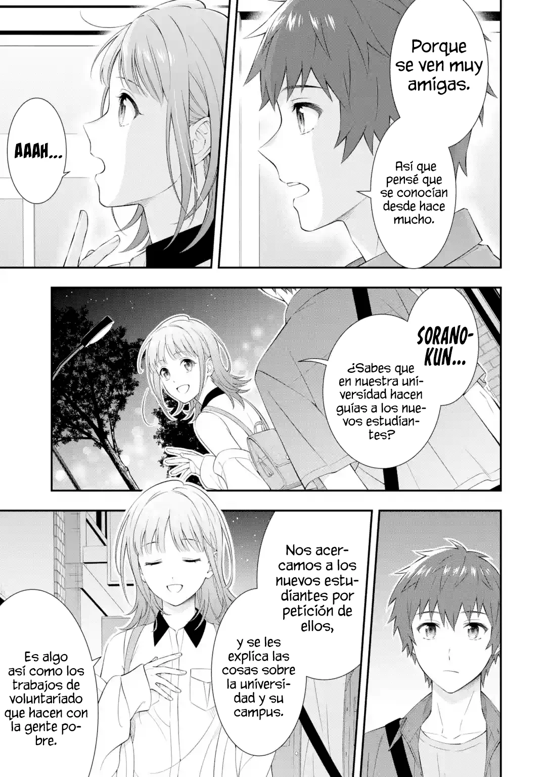 Read Toumei na Yoru ni Kakeru-kun to, Me ni Mienai Koi wo Shita ES Manga Online