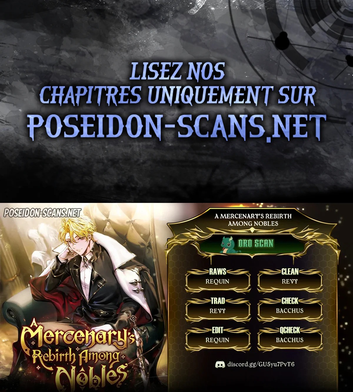 Read A Mercenary's Rebirth Among Nobles FR Manga Online