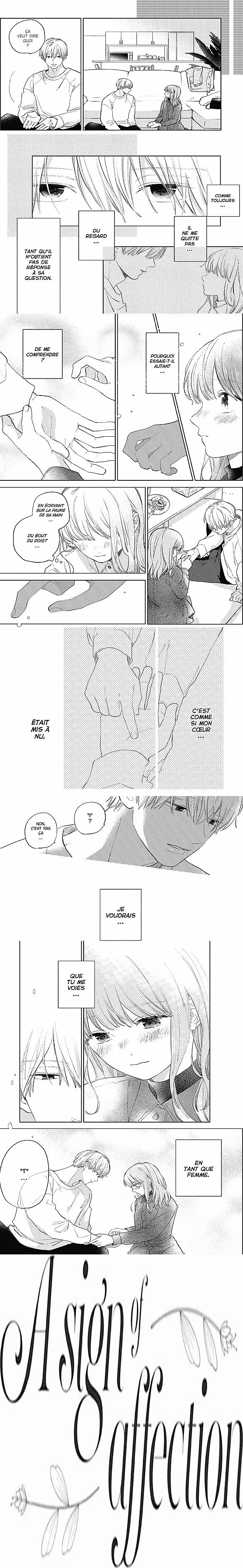 Read A Sign of Affection FR Manga Online