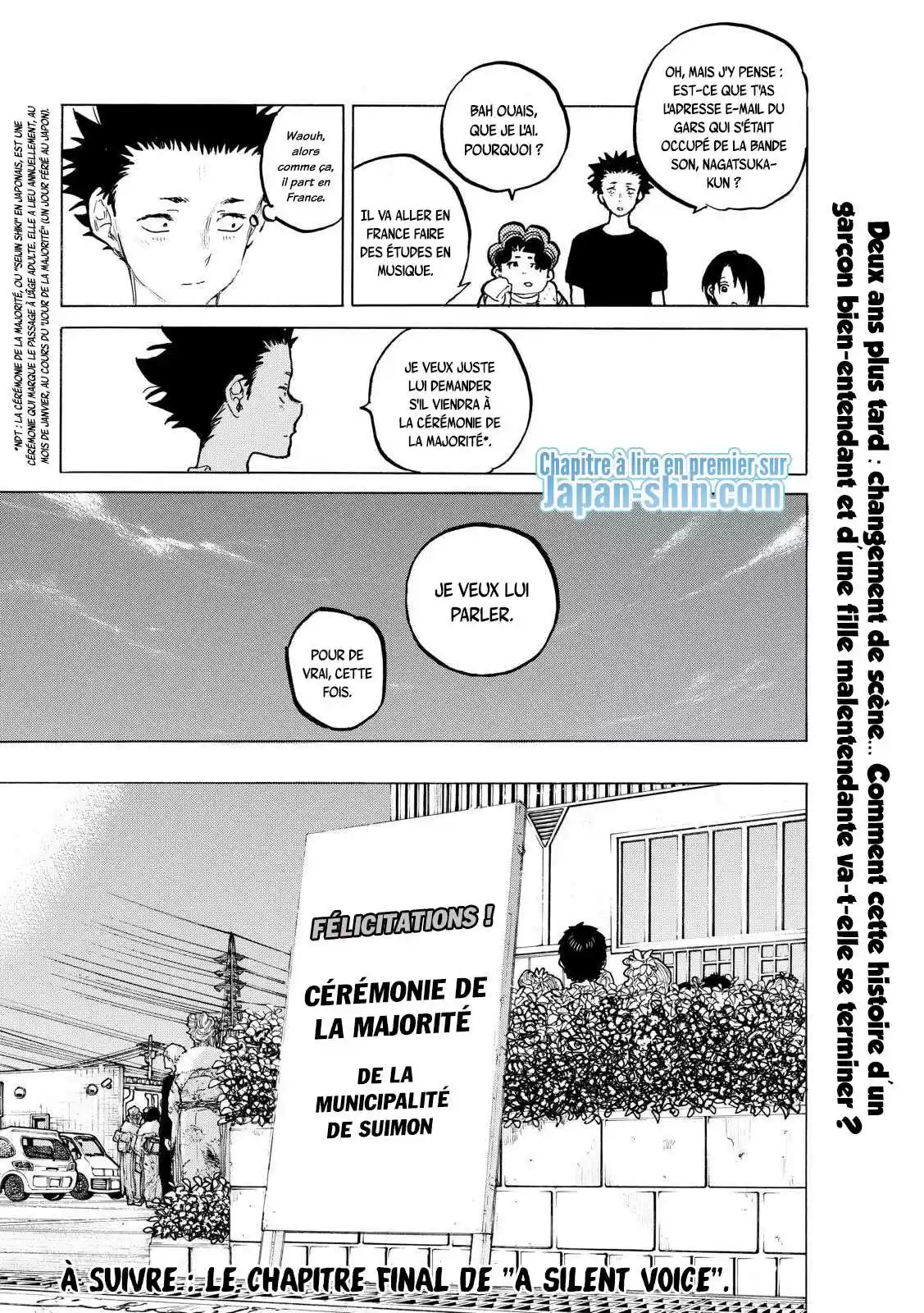 Read A Silent Voice FR Manga Online