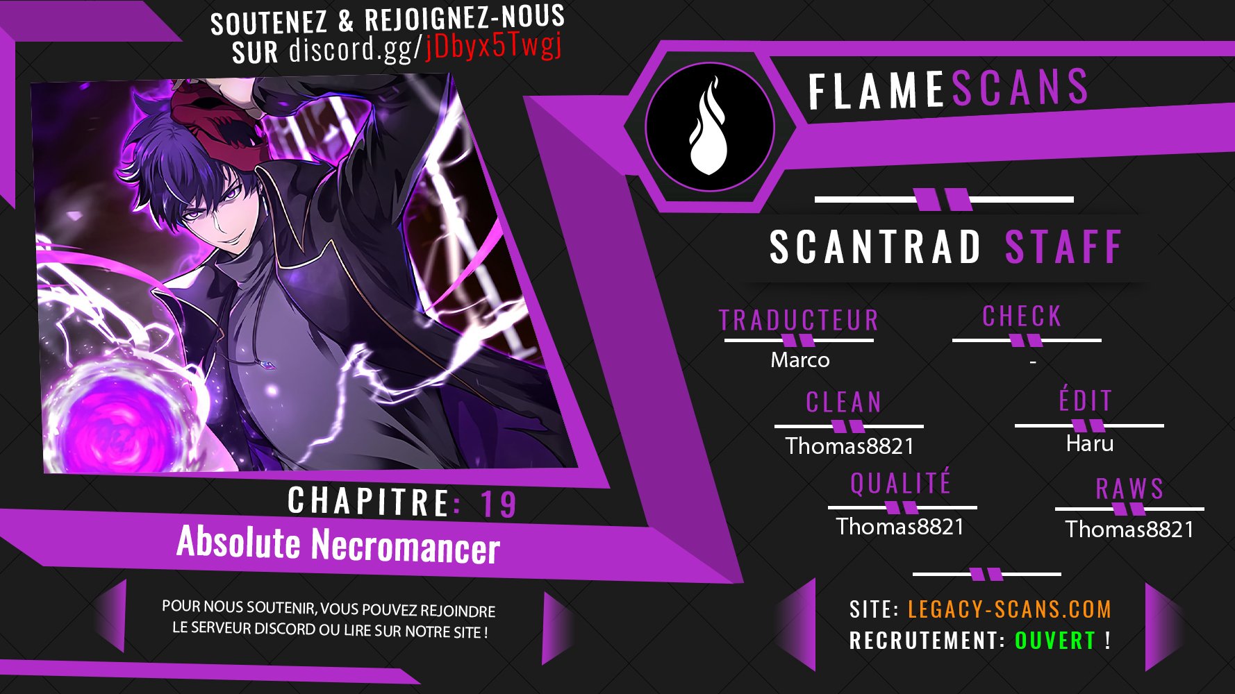 Read Absolute Necromancer FR Manga Online