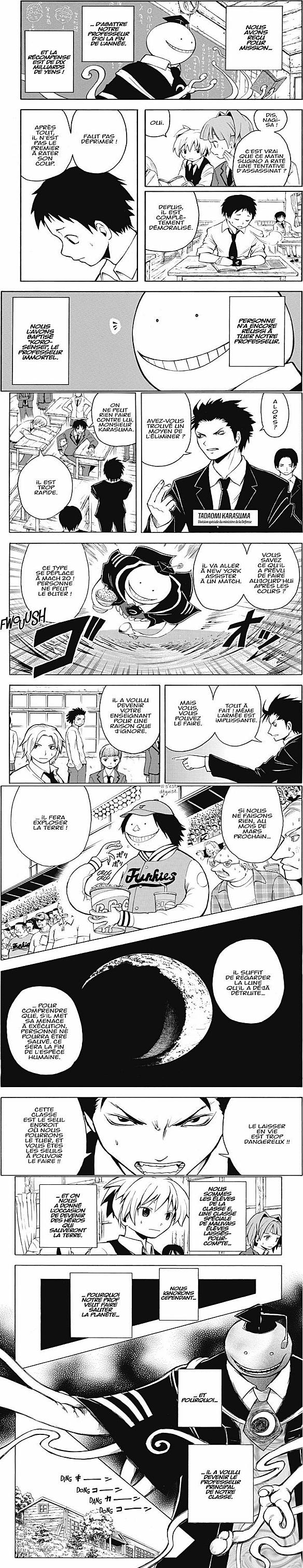 Read Assassination Classroom FR Manga Online