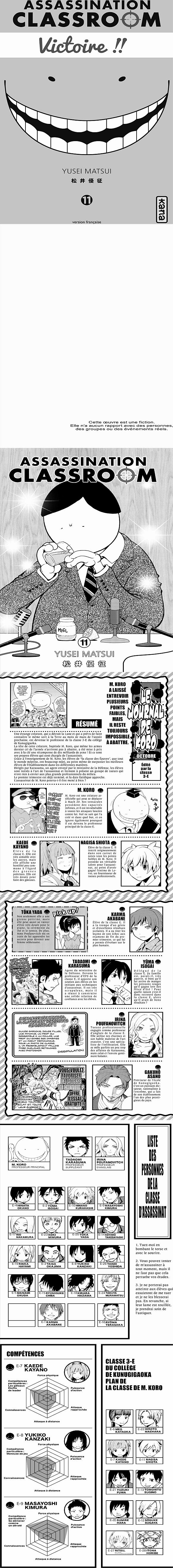 Read Assassination Classroom FR Manga Online