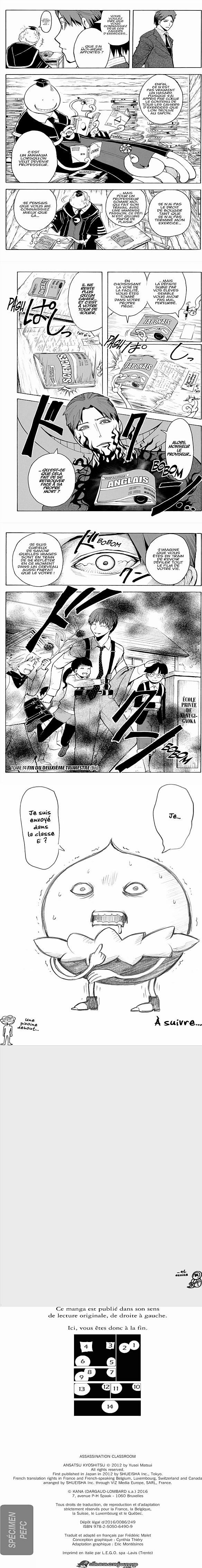 Read Assassination Classroom FR Manga Online