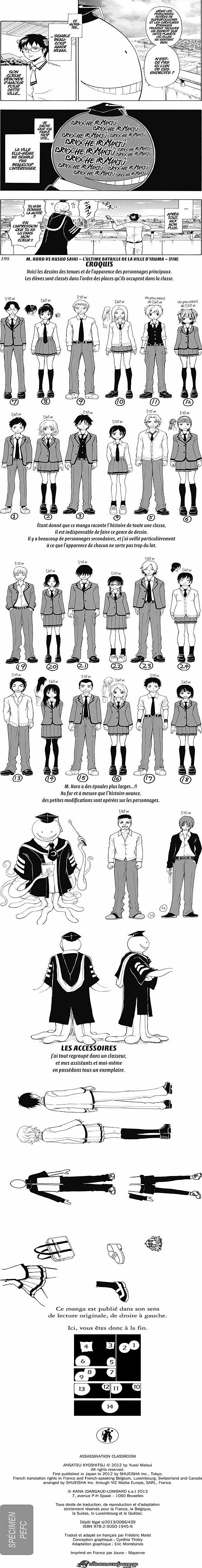 Read Assassination Classroom FR Manga Online