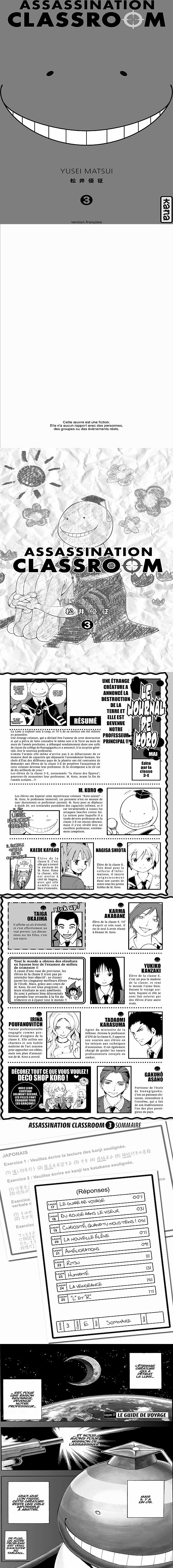 Read Assassination Classroom FR Manga Online