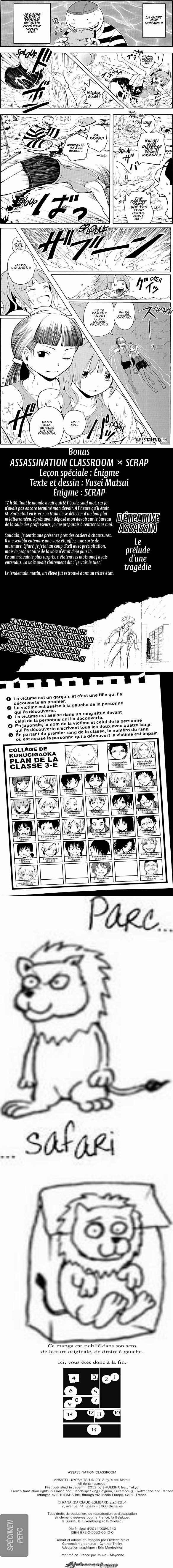 Read Assassination Classroom FR Manga Online