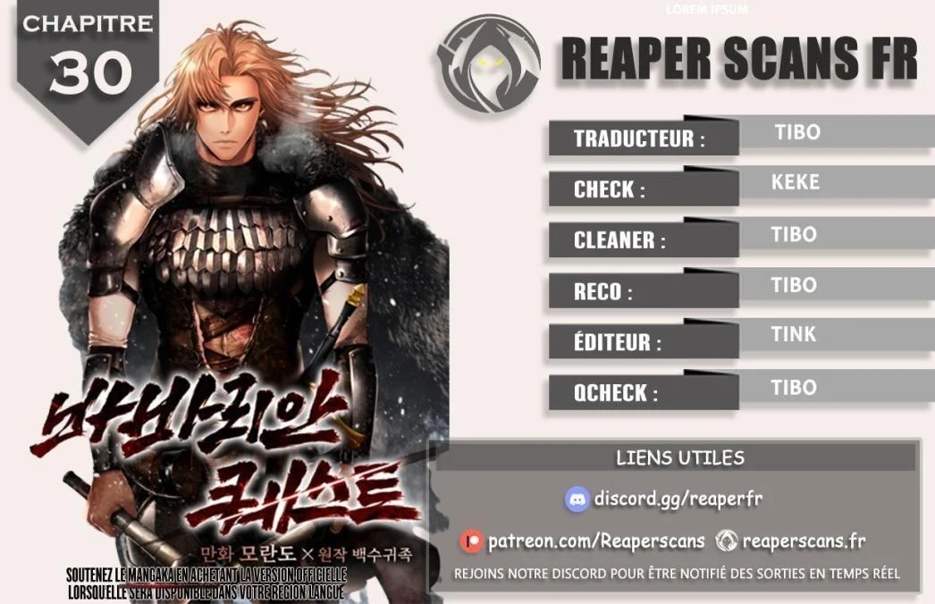 Read Barbarian Quest FR Manga Online