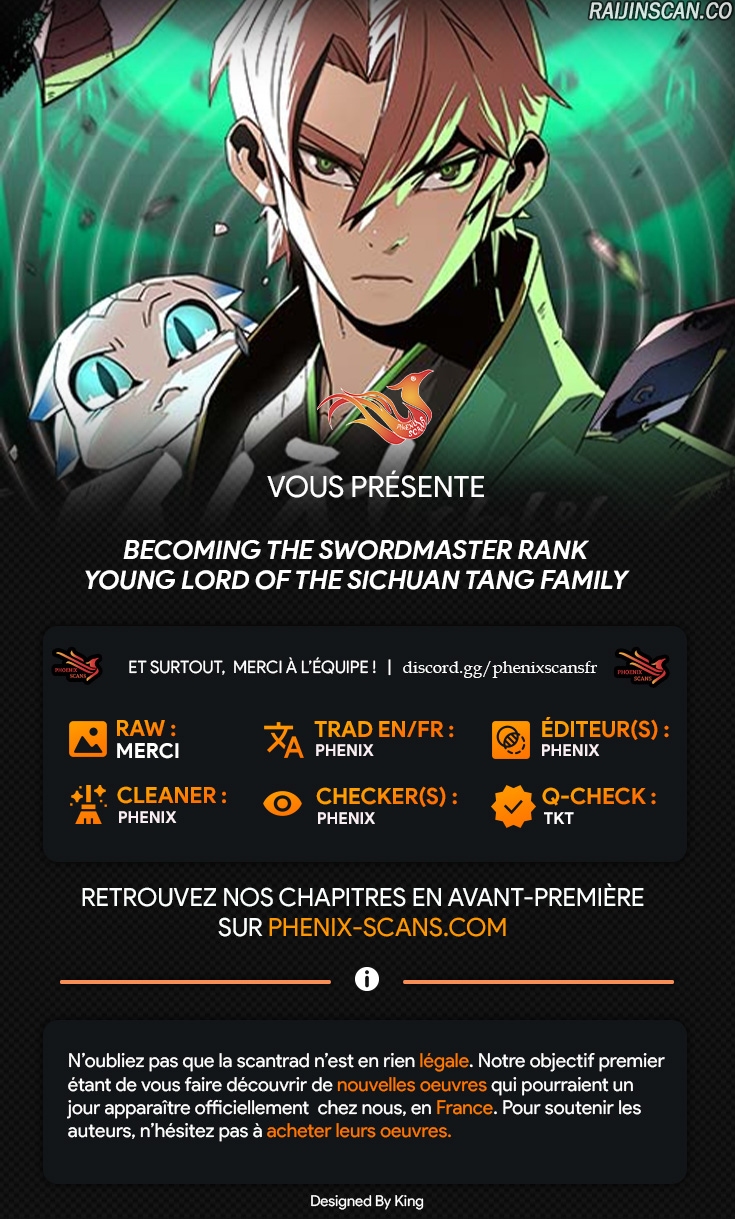 Read Becoming the Swordmaster of the Sichuan Tang Clan FR Manga Online