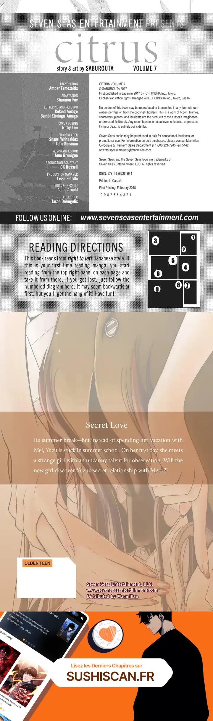 Read Citrus FR Manga Online
