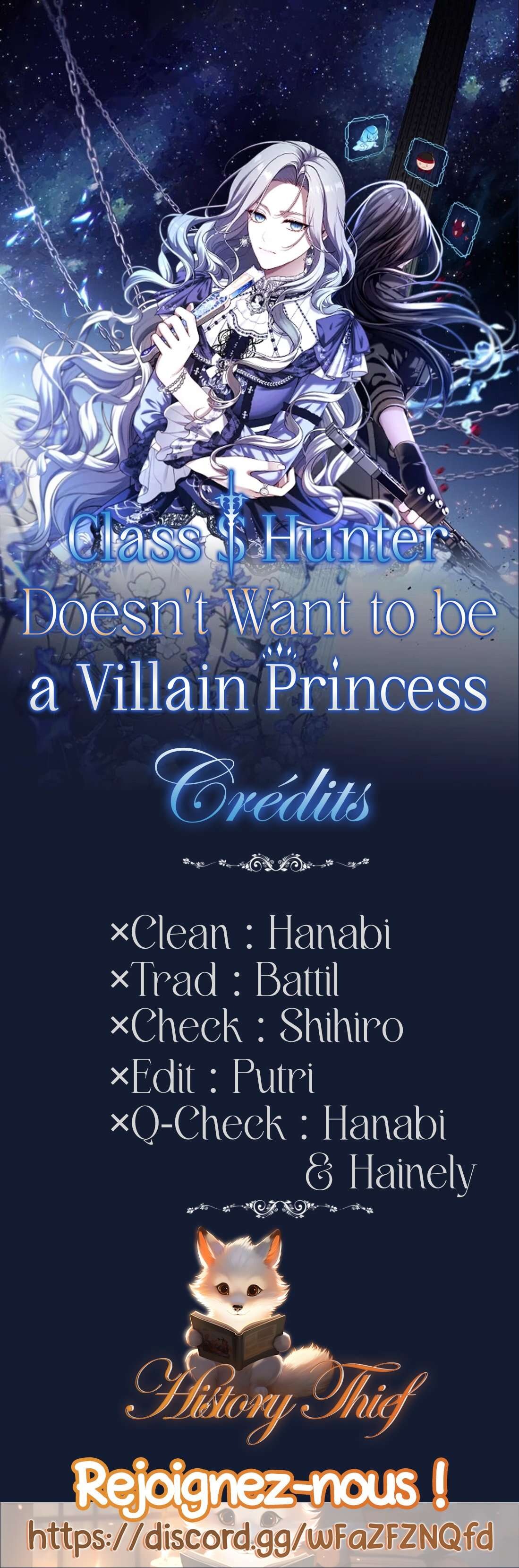 Read Class S Hunter Doesn t Want to be a Villain Princess FR Manga Online