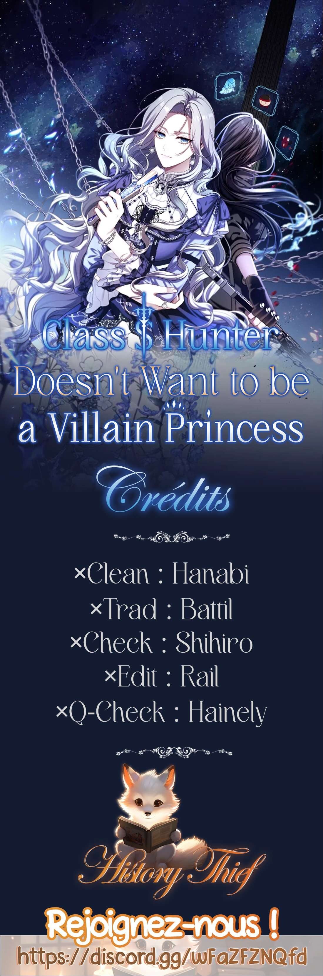 Read Class S Hunter Doesn t Want to be a Villain Princess FR Manga Online