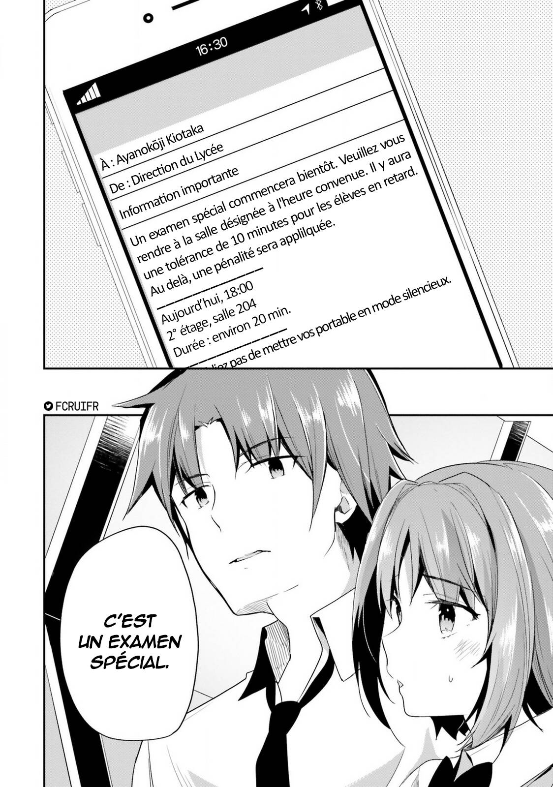 Read Classroom of the Elite FR Manga Online