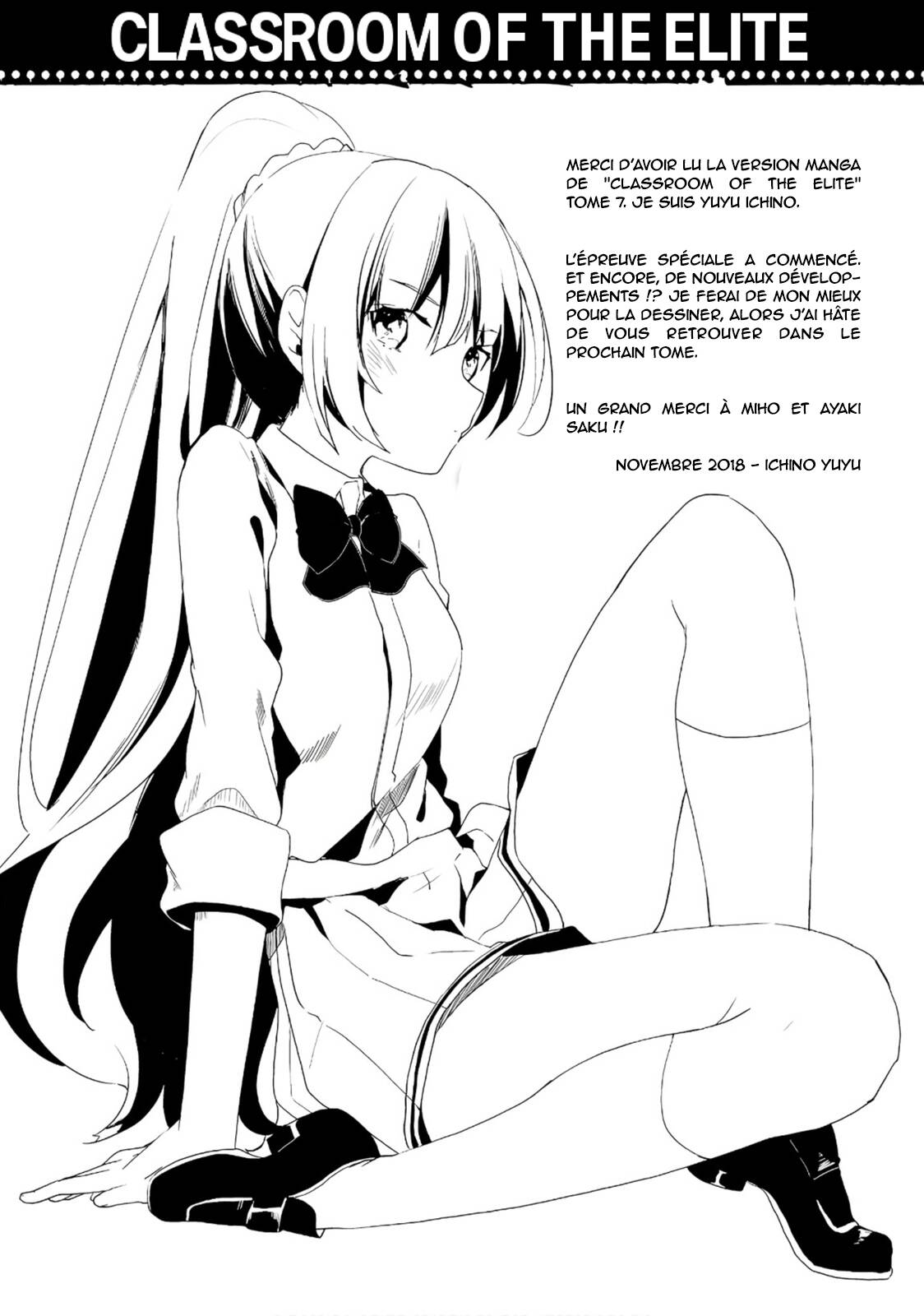 Read Classroom of the Elite FR Manga Online