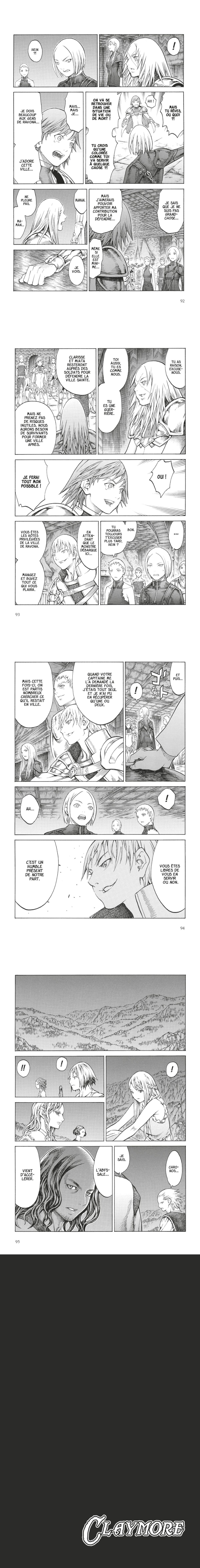 Read Claymore FR Manga Online