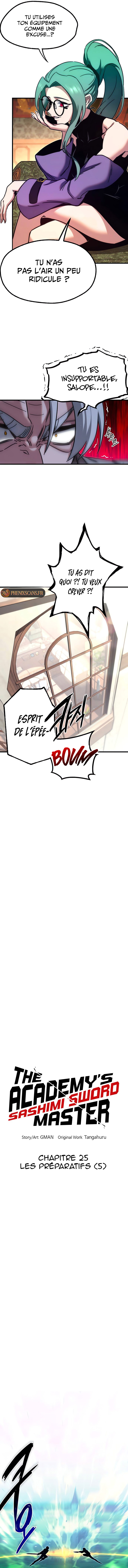 Read Conquering the Academy with Just a Sashimi Knife FR Manga Online