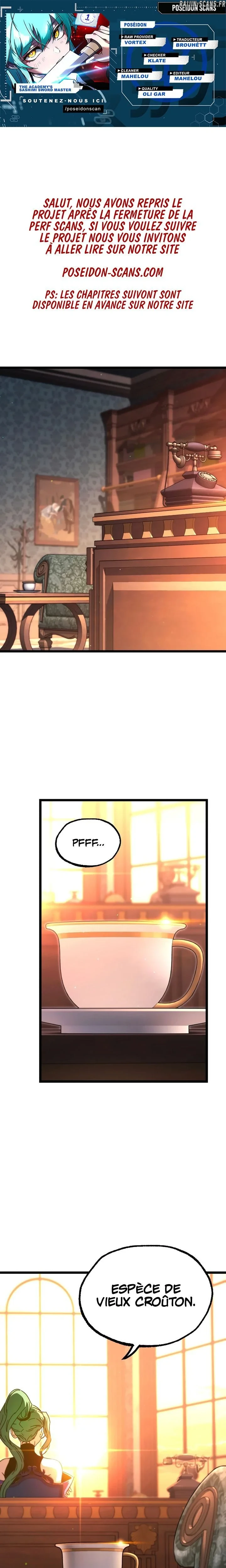 Read Conquering the Academy with Just a Sashimi Knife FR Manga Online