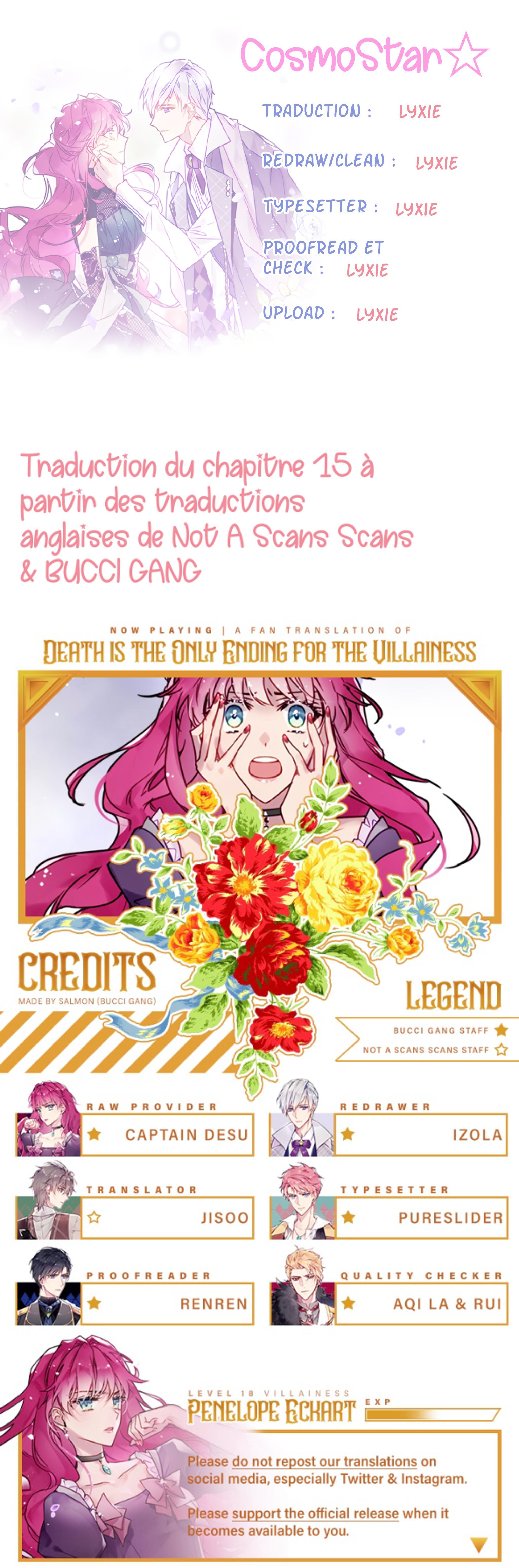 Read Death is the Only Ending for the Villainess FR Manga Online