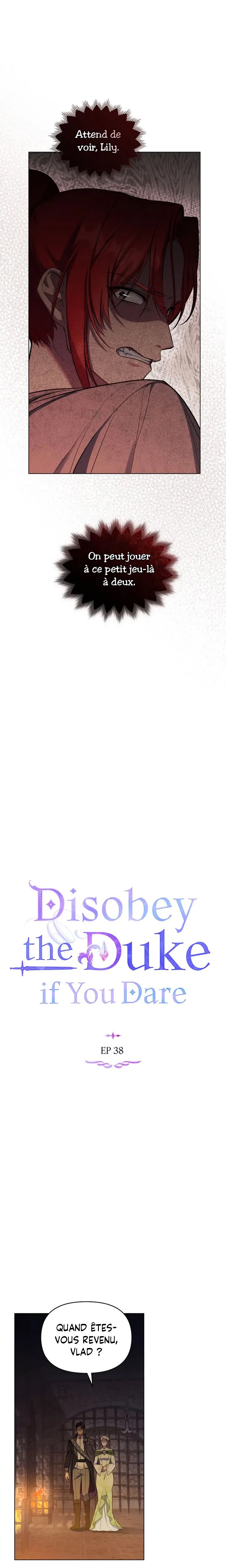 Read Disobey the Duke if You Dare FR Manga Online