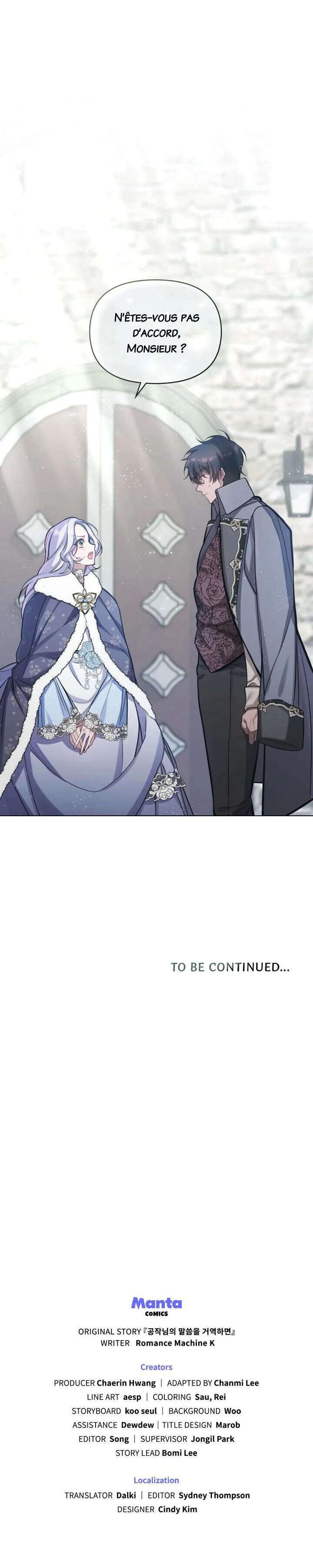 Read Disobey the Duke if You Dare FR Manga Online