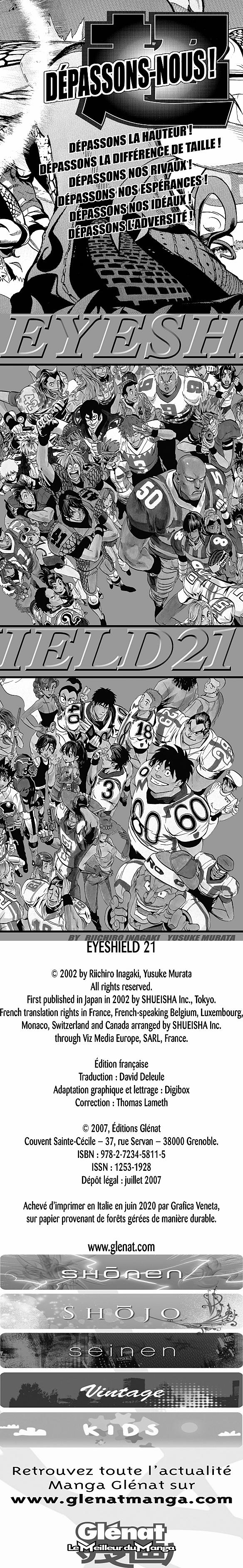 Read Eyeshield 21 FR Manga Online