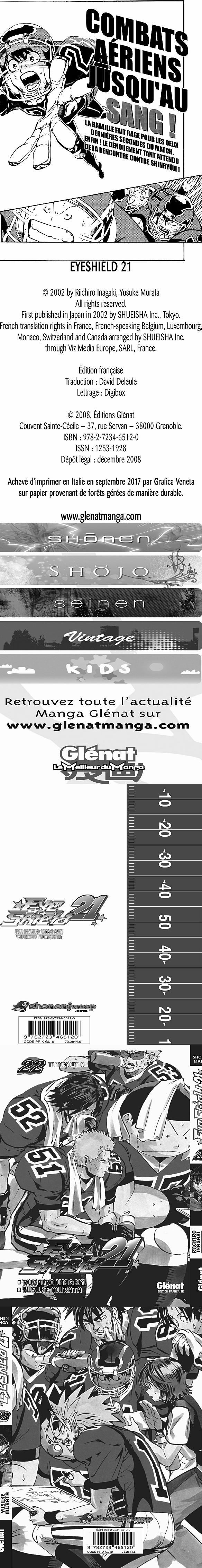 Read Eyeshield 21 FR Manga Online