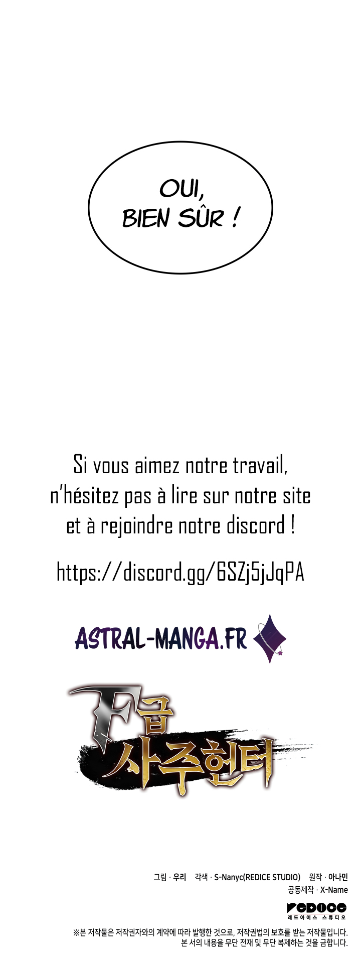 Read F Class Destiny Hunter FR Manga Online