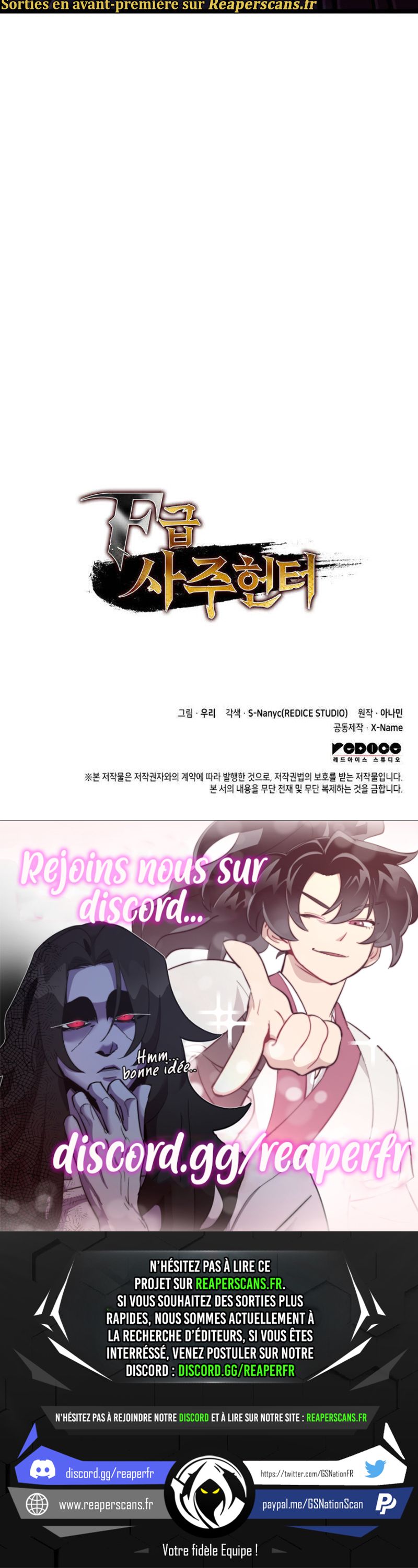 Read F Class Destiny Hunter FR Manga Online