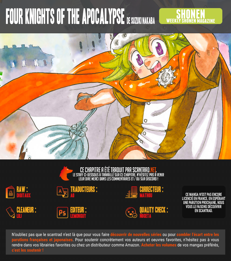 Read Four Knights of the Apocalypse FR Manga Online