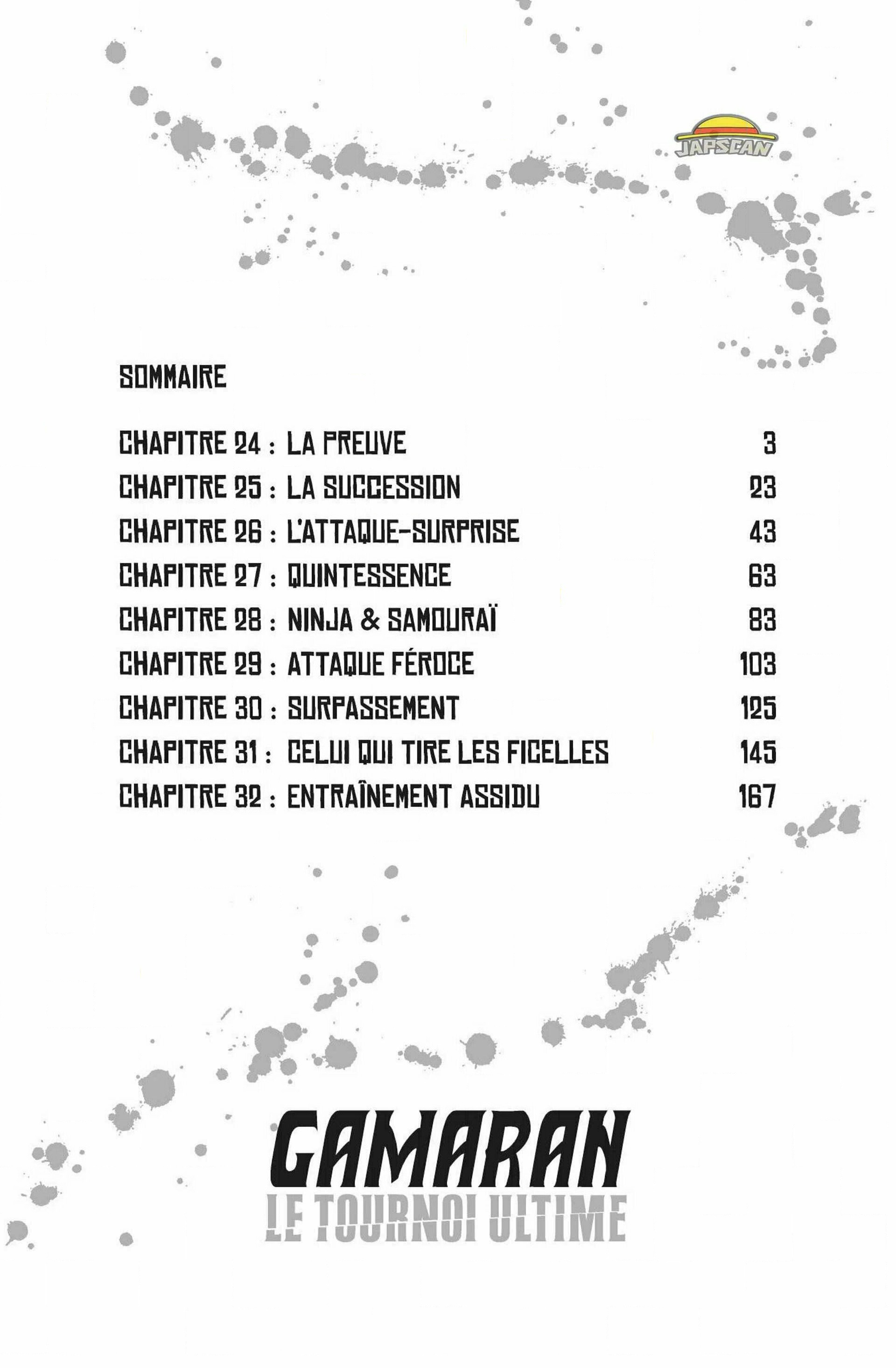 Read Gamaran Le Tournoi ultime FR Manga Online