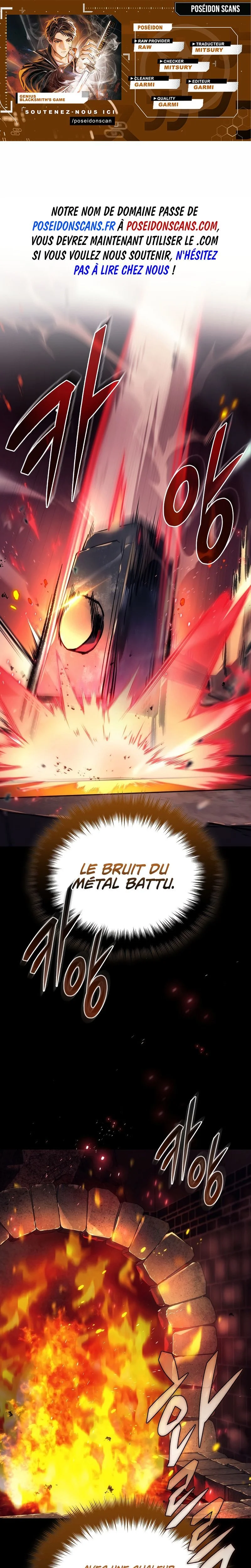 Read Genius Blacksmith s Game FR Manga Online