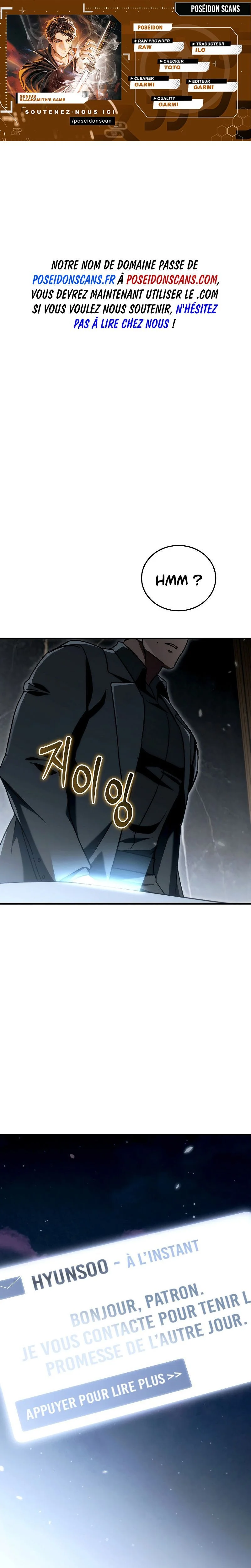 Read Genius Blacksmith s Game FR Manga Online