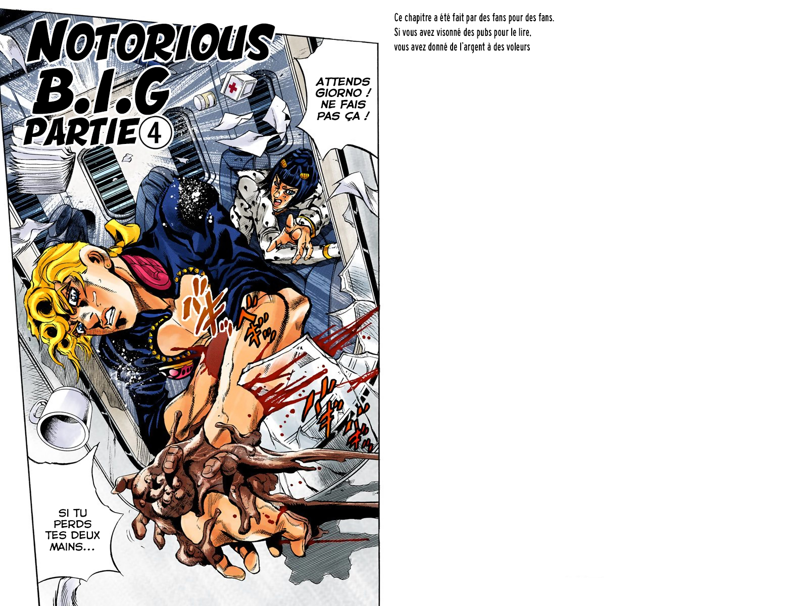 Read Golden Wind _ JoJo's Bizarre Adventure Partie 5 (Couleurs) FR Manga Online