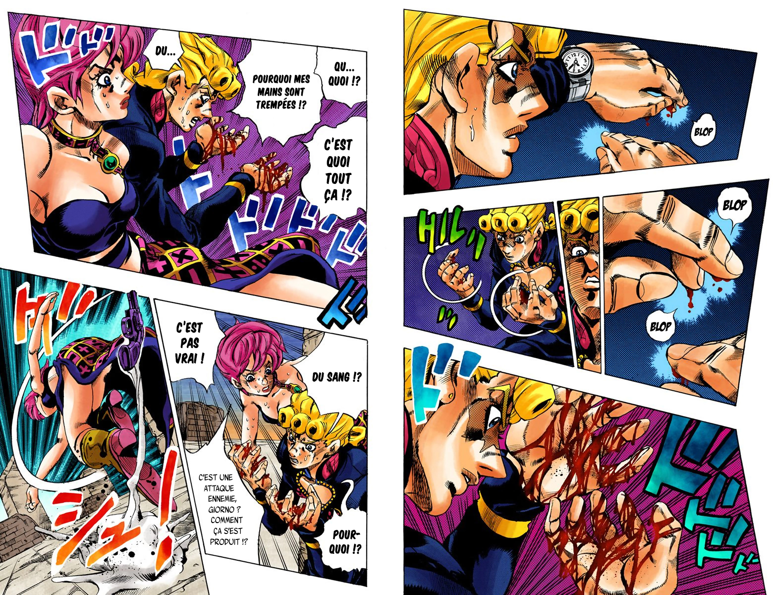 Read Golden Wind _ JoJo's Bizarre Adventure Partie 5 (Couleurs) FR Manga Online
