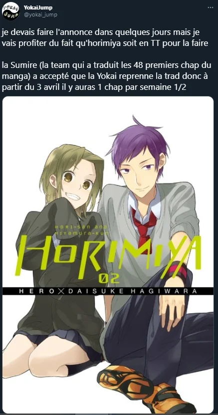 Read Horimiya FR Manga Online