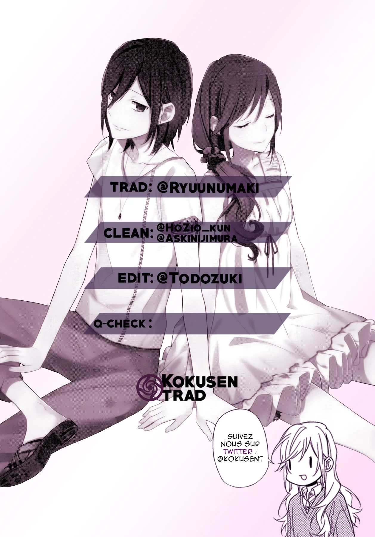 Read Horimiya FR Manga Online