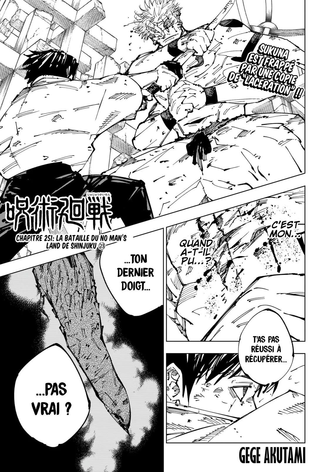 Read Jujutsu Kaisen FR Manga Online