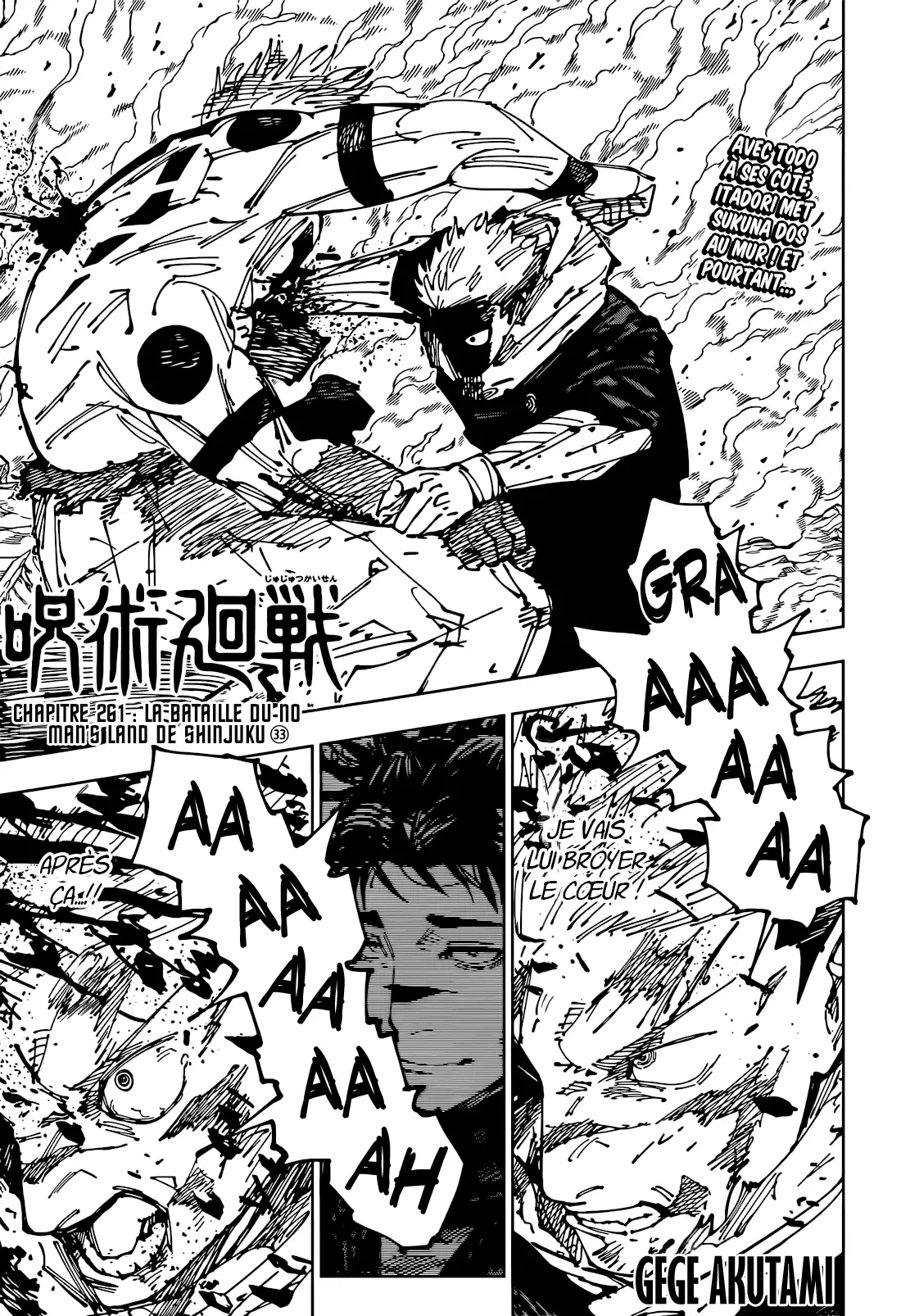 Read Jujutsu Kaisen FR Manga Online