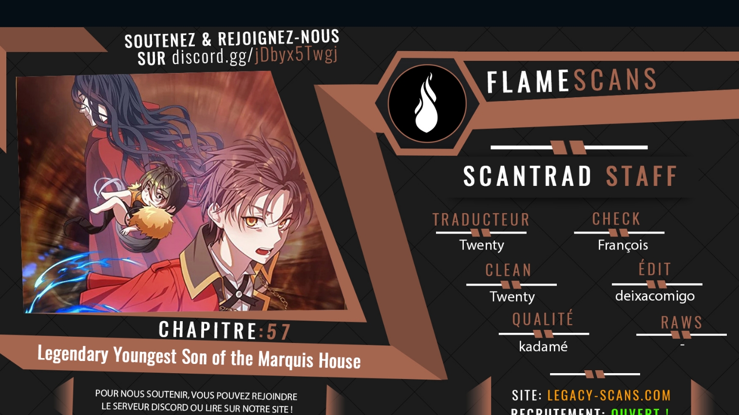 Read Legendary Youngest Son of the Marquis House FR Manga Online