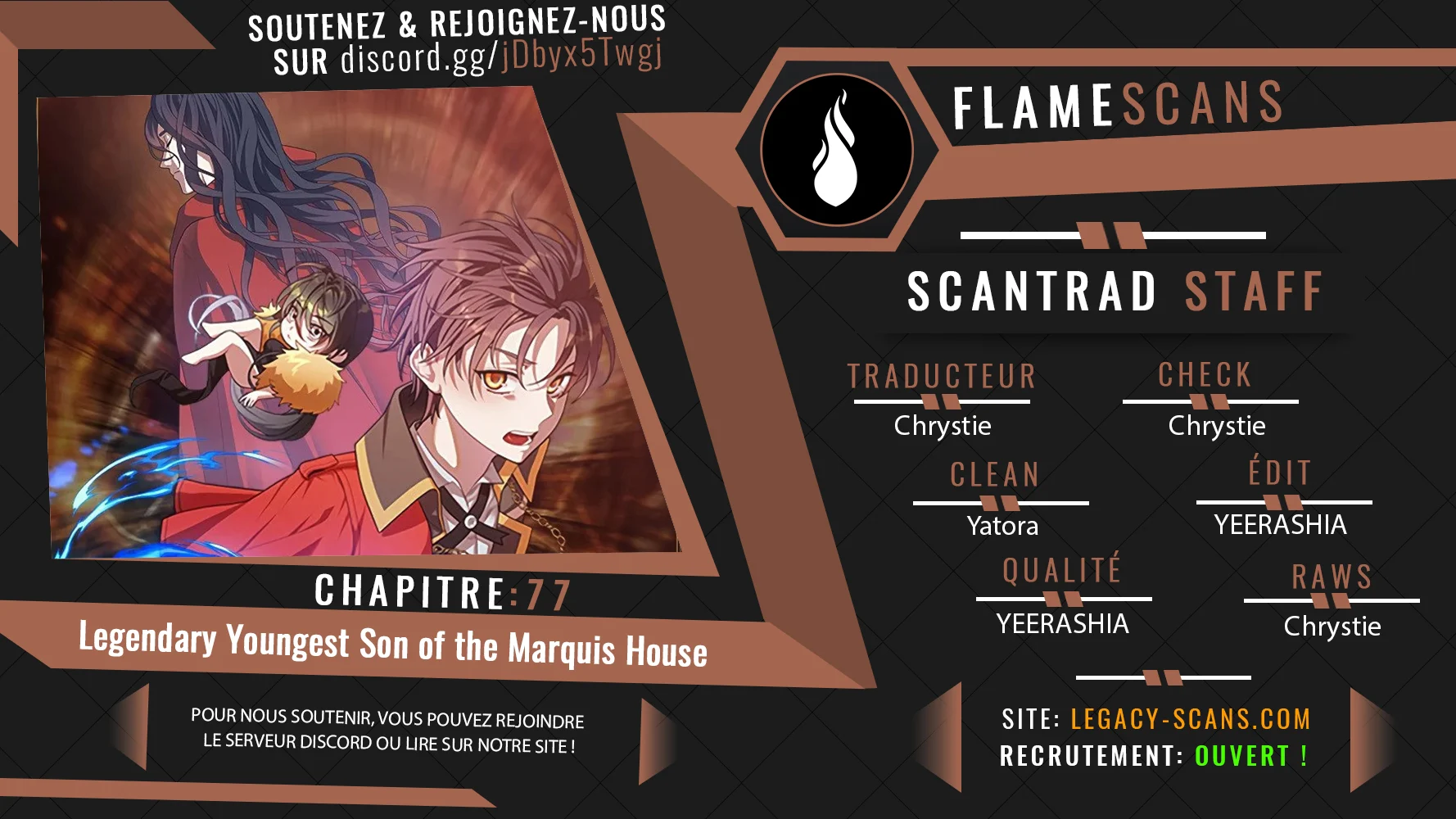 Read Legendary Youngest Son of the Marquis House FR Manga Online