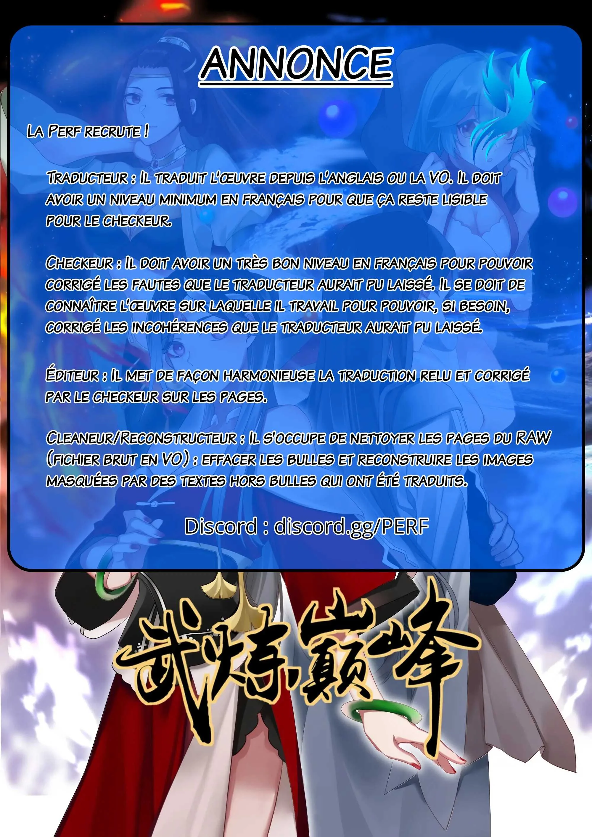 Read Martial Peak FR Manga Online