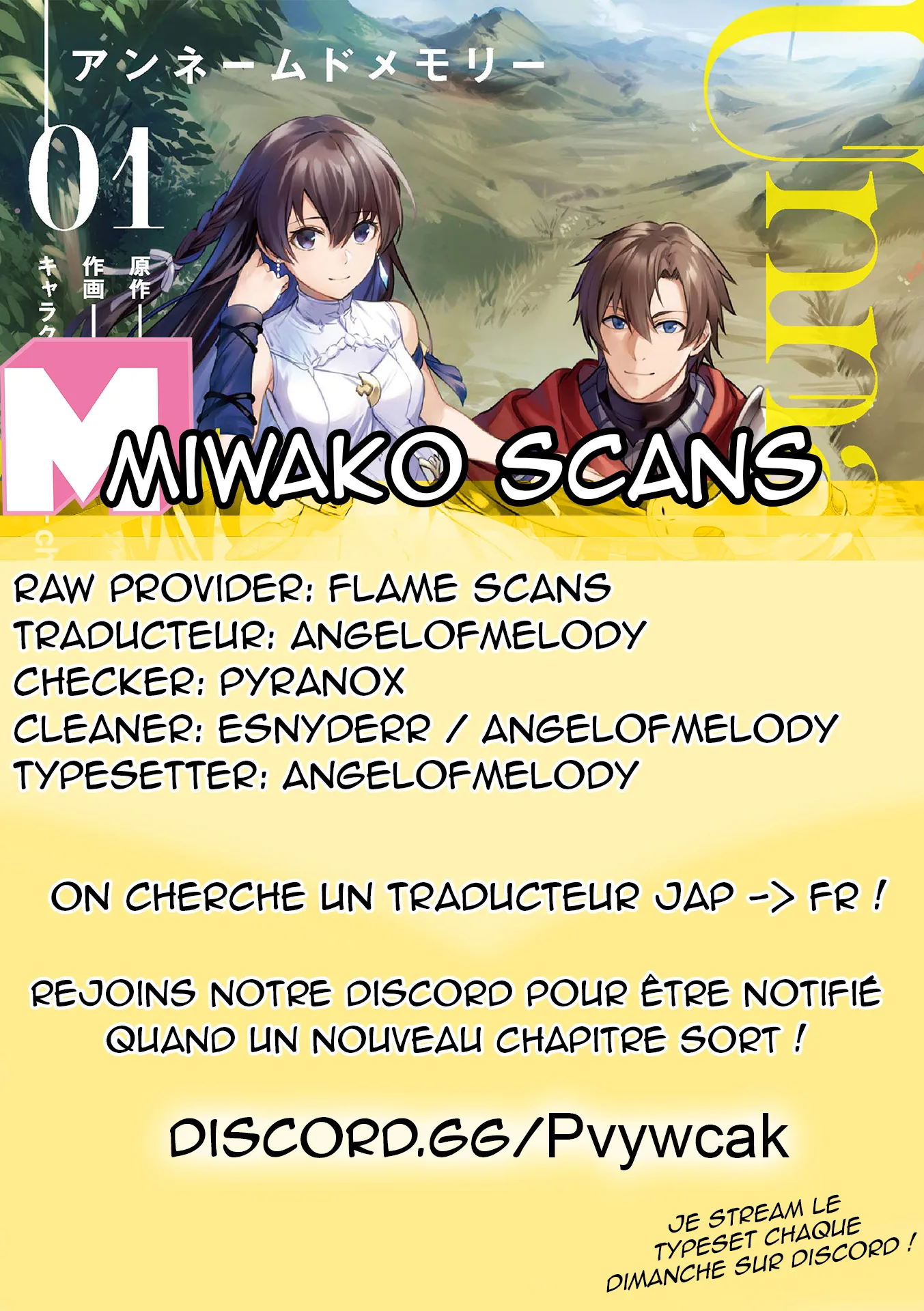 Read Unnamed memory FR Manga Online