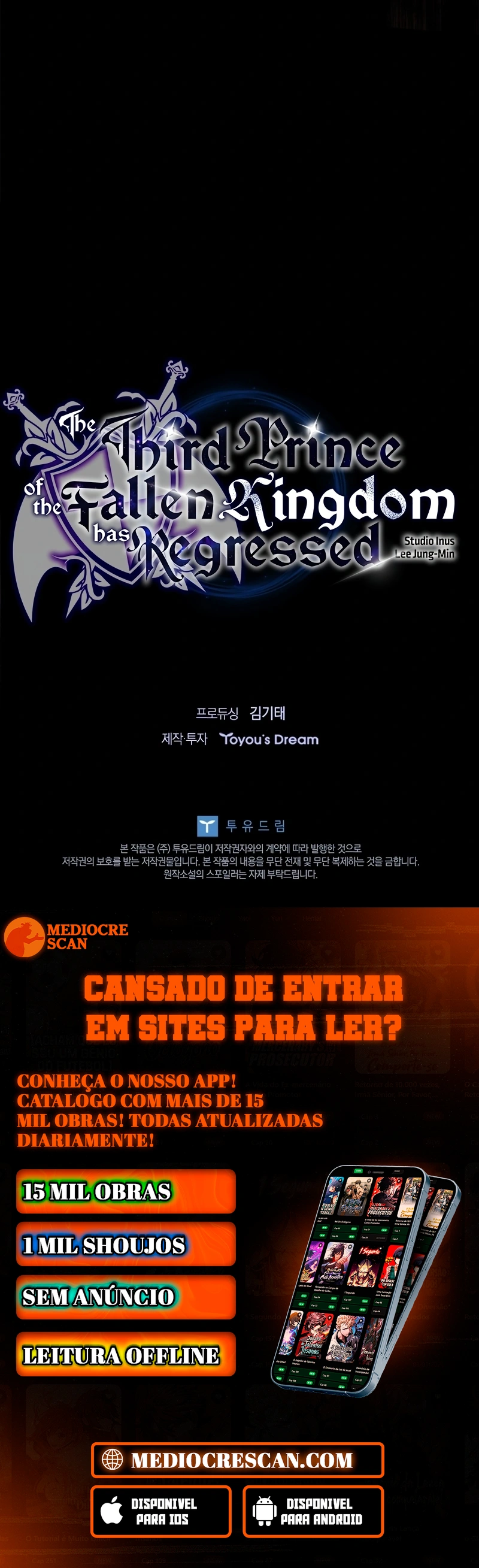 Read A Regressão do Terceiro Príncipe do Reino Caído (PT-BR) PT Manga Online