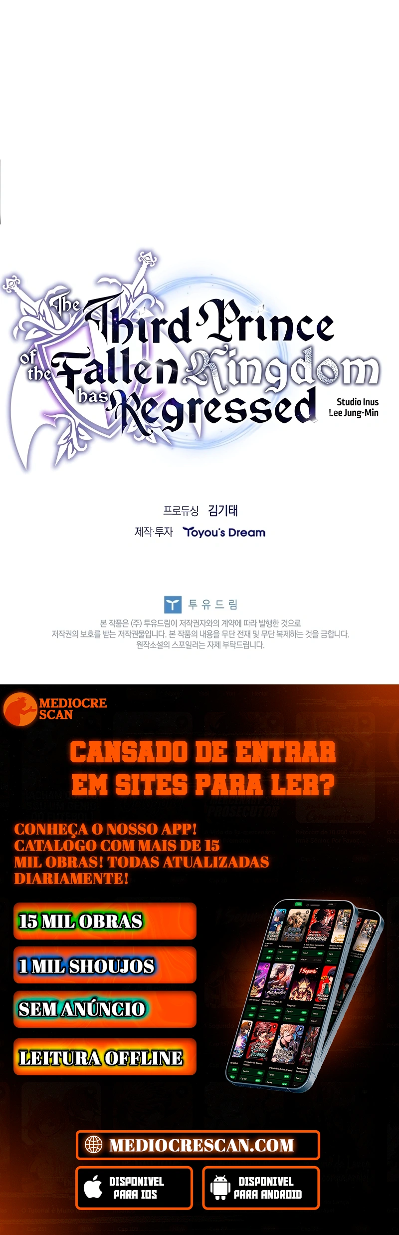 Read A Regressão do Terceiro Príncipe do Reino Caído (PT-BR) PT Manga Online