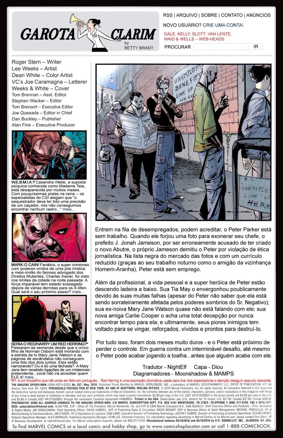 Read Amazing Spider Man (PT-BR) PT Manga Online