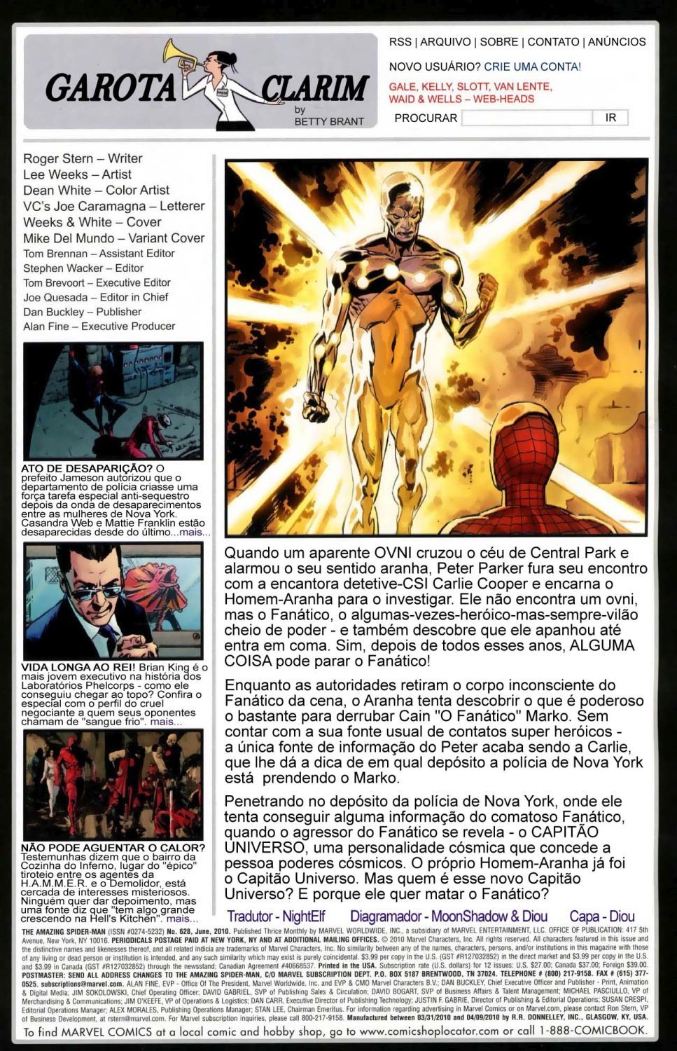 Read Amazing Spider Man (PT-BR) PT Manga Online