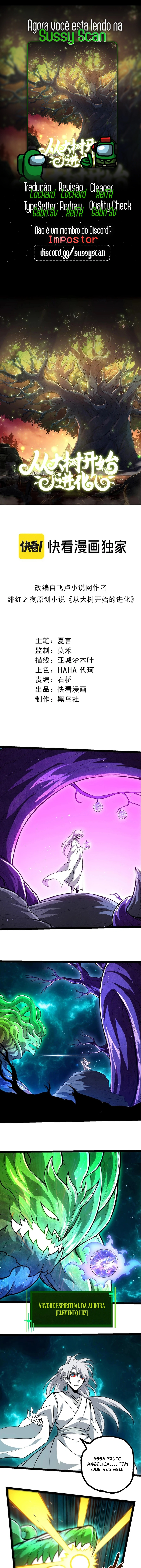Read Começando a Evolução como uma Grande Árvore (PT-BR) PT Manga Online